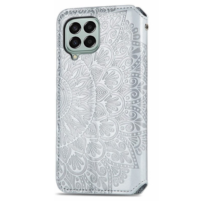 Schutzhülle Für Samsung Galaxy M53 5G Flip Case Mandala