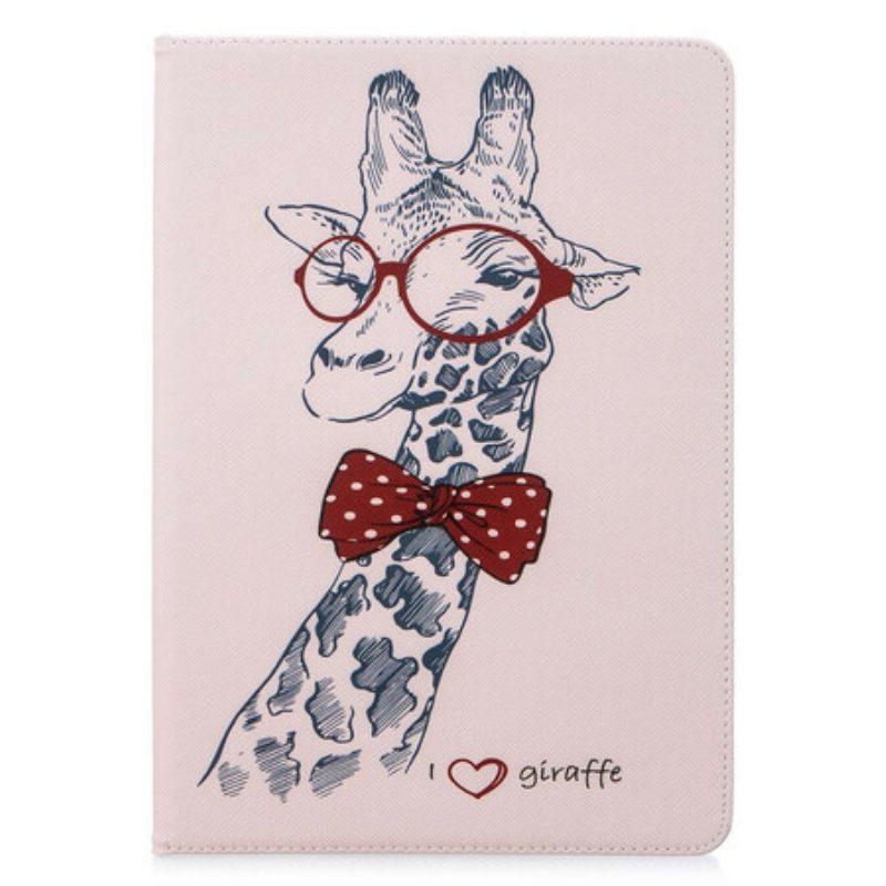 Case Für iPad 10.2" (2020) (2019) Kluge Giraffe