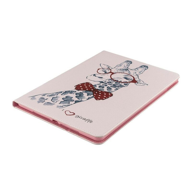 Case Für iPad 10.2" (2020) (2019) Kluge Giraffe