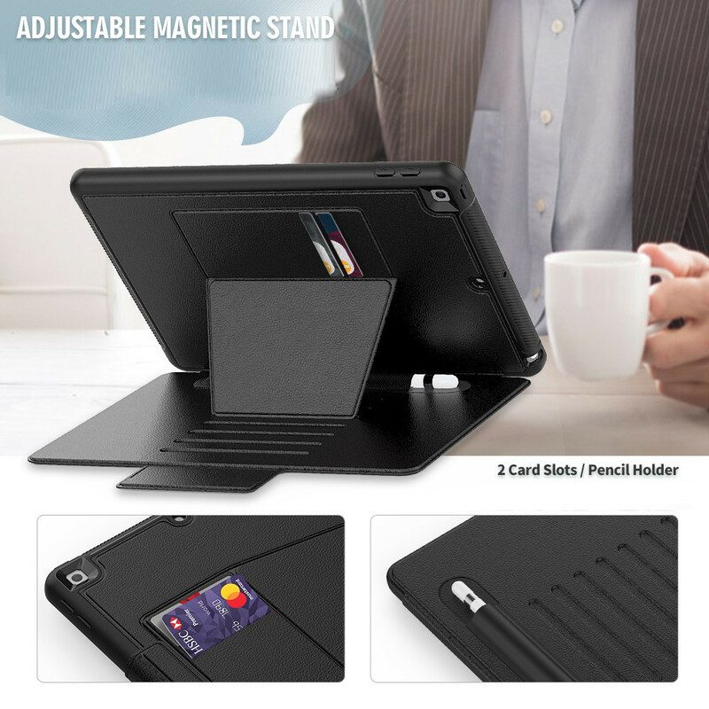 Case Für iPad 10.2" (2020) (2019) Multi-angle- Und Stylus-halter