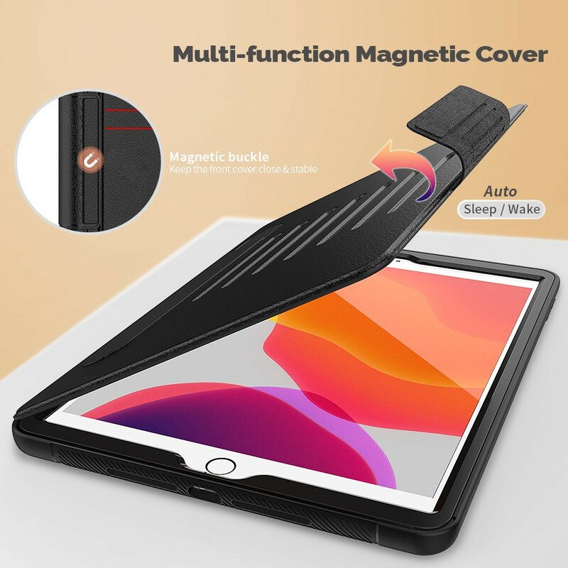 Case Für iPad 10.2" (2020) (2019) Multi-angle- Und Stylus-halter