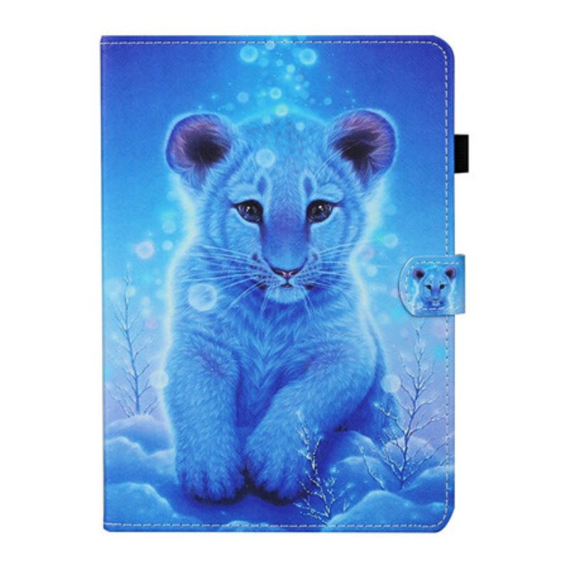 Flip Case Für iPad 10.2" (2020) (2019) Baby-tiger