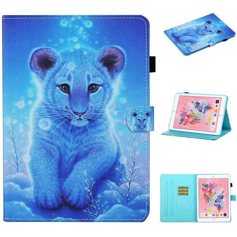 Flip Case Für iPad 10.2" (2020) (2019) Baby-tiger