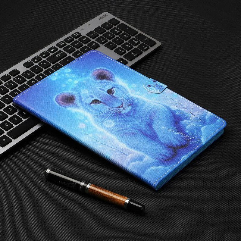 Flip Case Für iPad 10.2" (2020) (2019) Baby-tiger