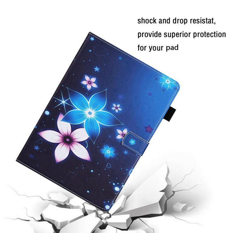 Flip Case Für iPad 10.2" (2020) (2019) Blumen-