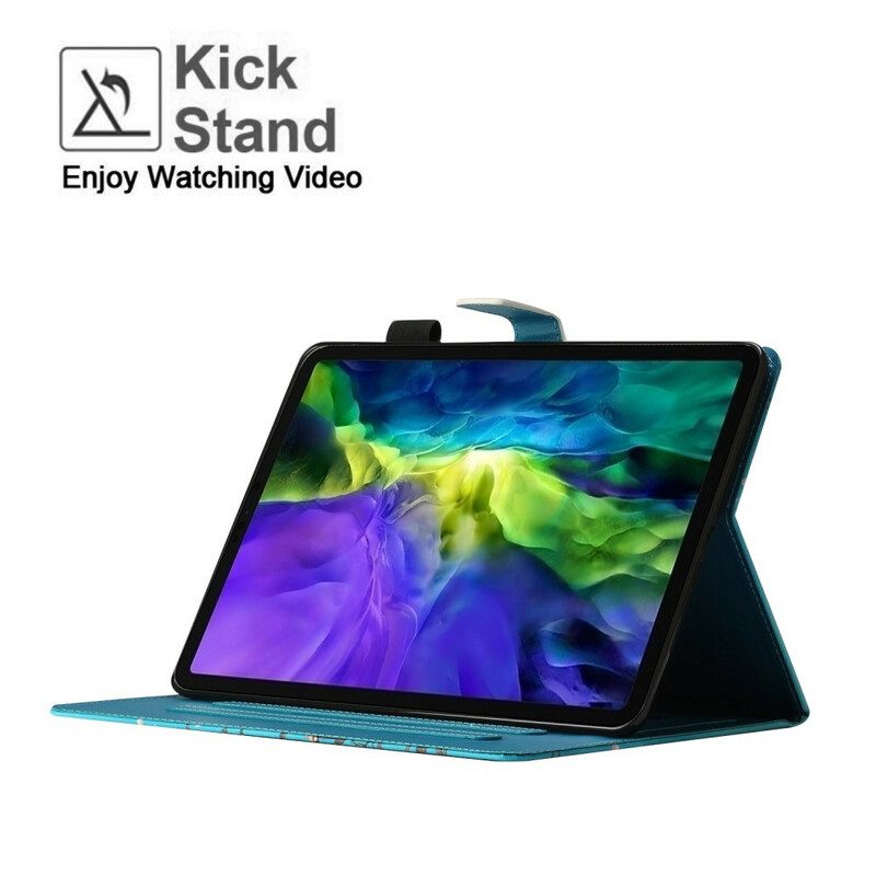 Flip Case Für iPad 10.2" (2020) (2019) Blumen-