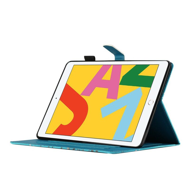 Flip Case Für iPad 10.2" (2020) (2019) Blumen-