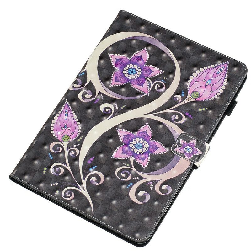 Flip Case Für iPad 10.2" (2020) (2019) Blumen