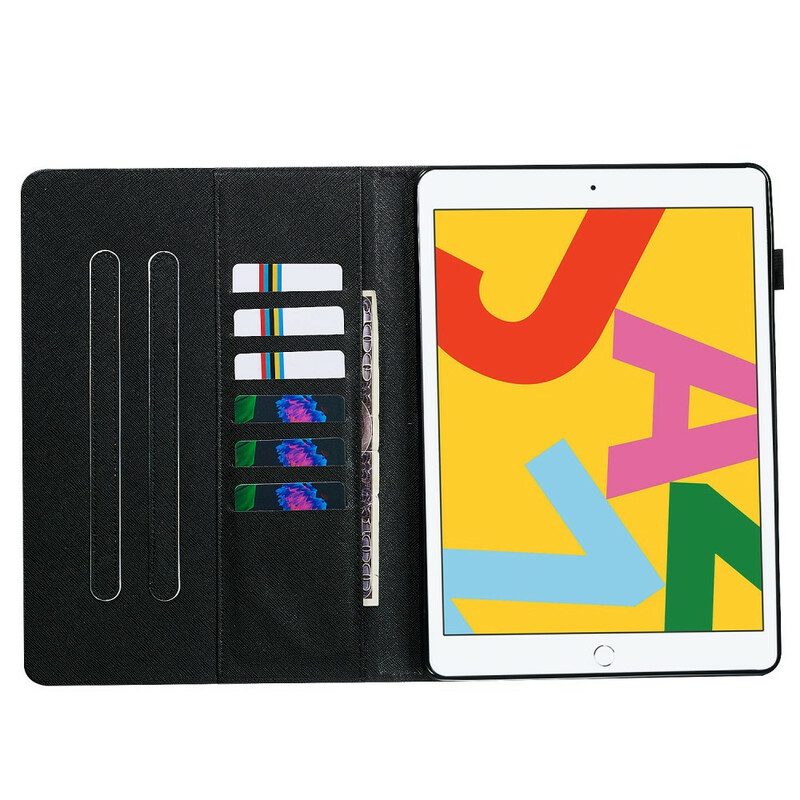 Flip Case Für iPad 10.2" (2020) (2019) Blumen