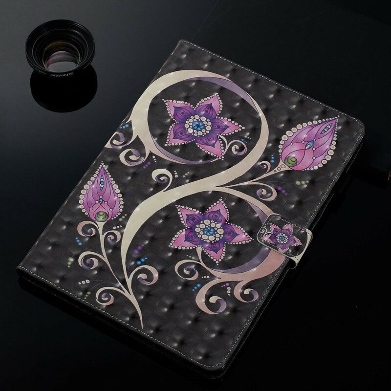 Flip Case Für iPad 10.2" (2020) (2019) Blumen