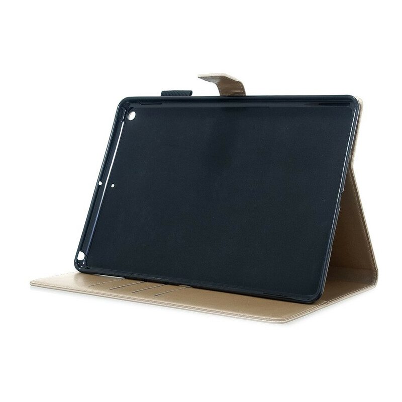 Flip Case Für iPad 10.2" (2020) (2019) Diamant-schmetterlinge In Lederoptik