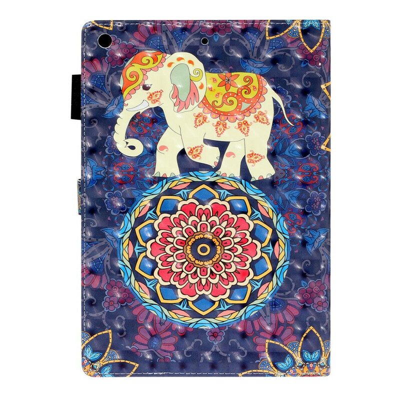 Flip Case Für iPad 10.2" (2020) (2019) Indische Elefanten