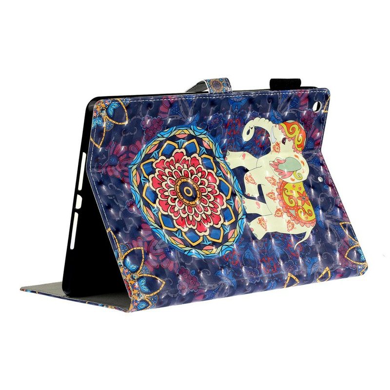 Flip Case Für iPad 10.2" (2020) (2019) Indische Elefanten