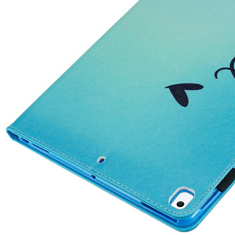 Flip Case Für iPad 10.2" (2020) (2019) Lächeln