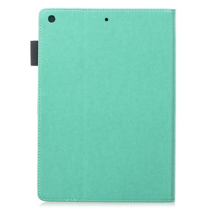 Flip Case Für iPad 10.2" (2020) (2019) Nüchternheitsschmetterlinge In Lederoptik