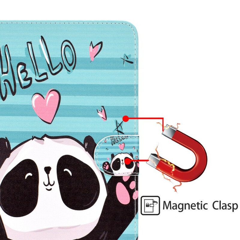 Flip Case Für iPad 10.2" (2020) (2019) Panda