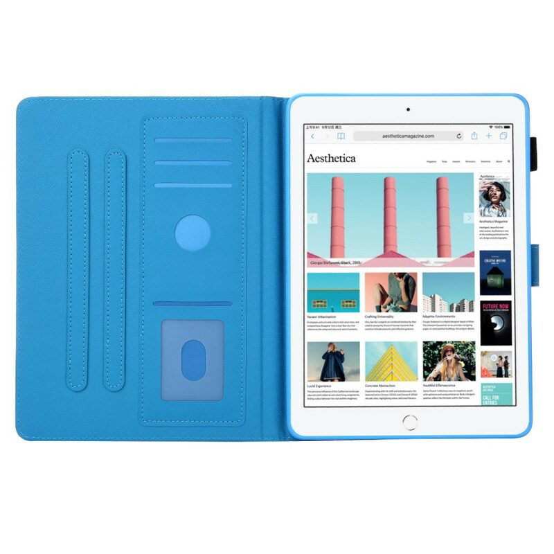 Flip Case Für iPad 10.2" (2020) (2019) Schmetterlingsserie