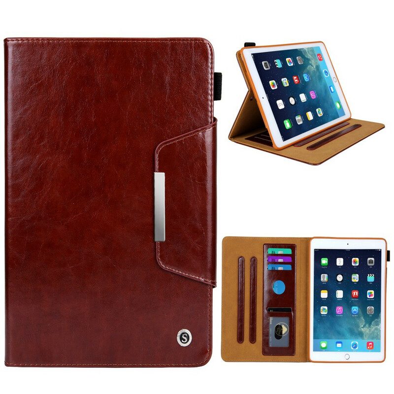 Flip Case Für iPad 10.2" (2020) (2019) Silberner Verschluss