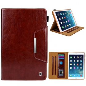 Flip Case Für iPad 10.2" (2020) (2019) Silberner Verschluss