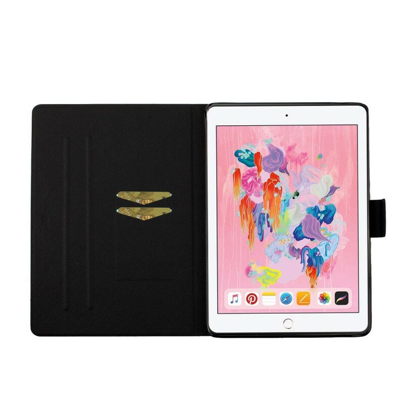 Lederhüllen Für iPad 10.2" (2020) (2019) Blumen