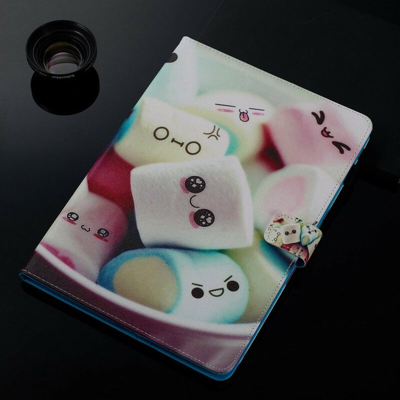 Lederhüllen Für iPad 10.2" (2020) (2019) Lustige Marshmallows