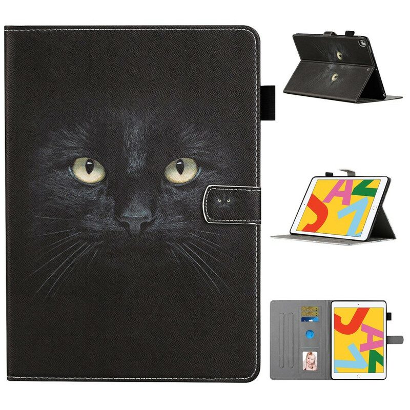 Lederhüllen Für iPad 10.2" (2020) (2019) Schwarze Katze