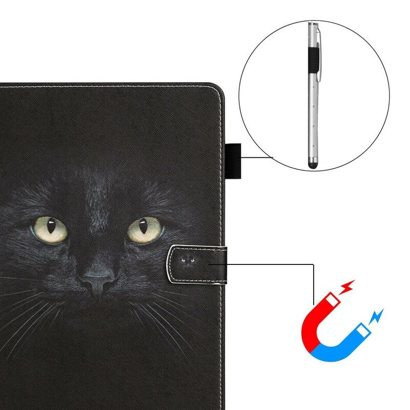 Lederhüllen Für iPad 10.2" (2020) (2019) Schwarze Katze