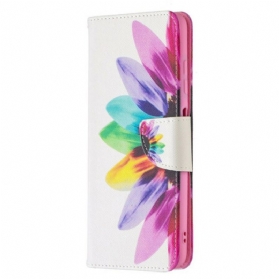 Flip Case Für Poco X3 / X3 Pro / X3 NFC Aquarellblume