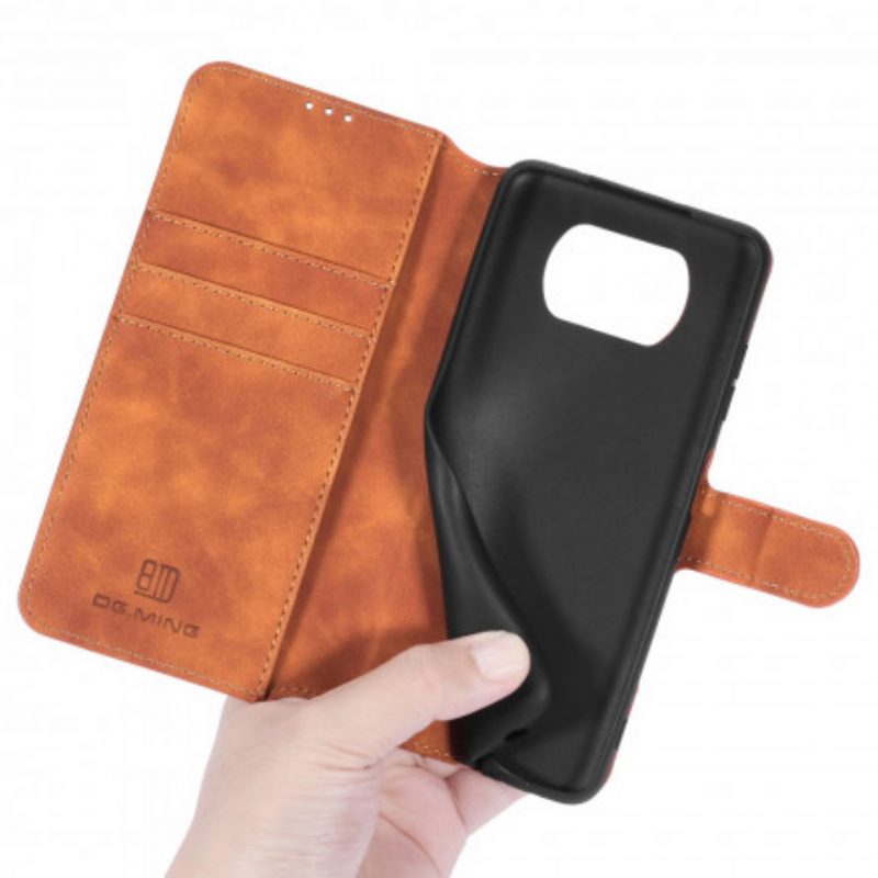 Flip Case Für Poco X3 / X3 Pro / X3 NFC Dg.ming Retro