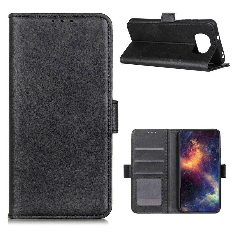 Flip Case Für Poco X3 / X3 Pro / X3 NFC Flip Case Doppelte Klappe