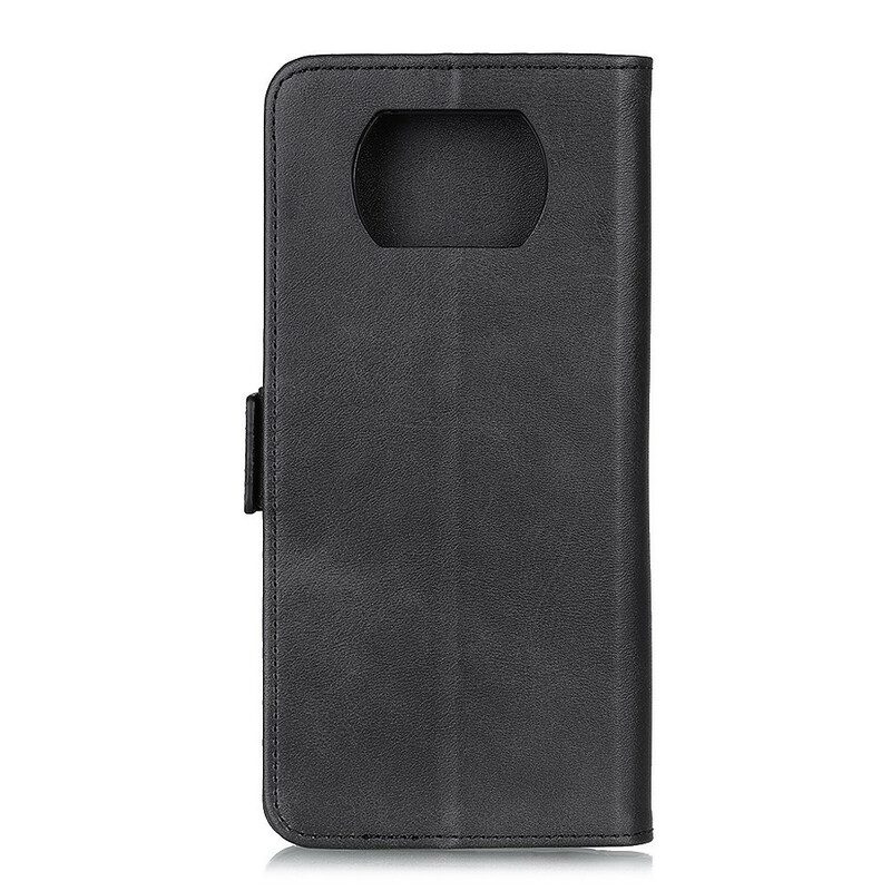 Flip Case Für Poco X3 / X3 Pro / X3 NFC Flip Case Doppelte Klappe