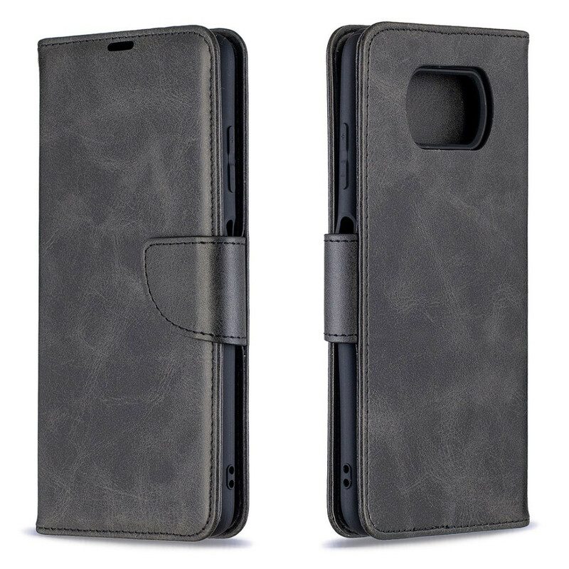 Flip Case Für Poco X3 / X3 Pro / X3 NFC Flip Case Glatte Klappe Schräg