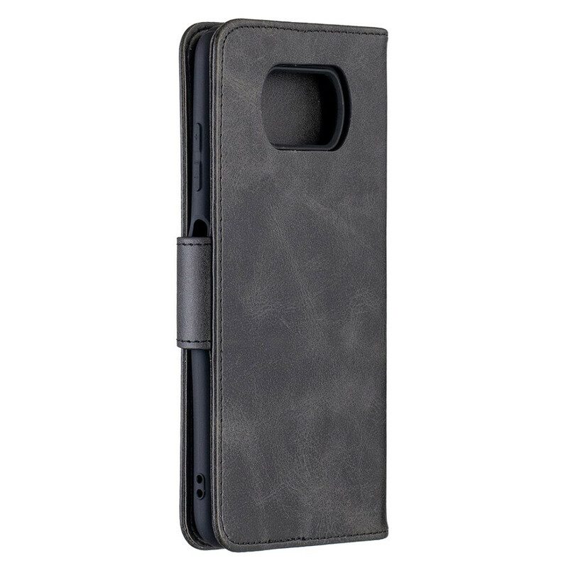 Flip Case Für Poco X3 / X3 Pro / X3 NFC Flip Case Glatte Klappe Schräg