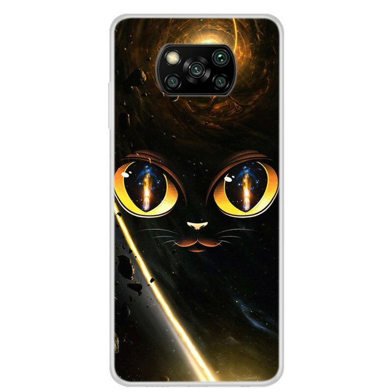 Handyhülle Für Poco X3 / X3 Pro / X3 NFC Galaxie-katze