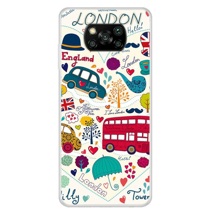 Handyhülle Für Poco X3 / X3 Pro / X3 NFC Londoner Leben