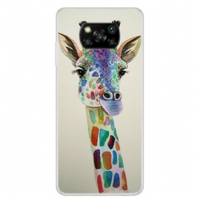 Hülle Für Poco X3 / X3 Pro / X3 NFC Bunte Giraffe