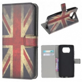 Lederhüllen Für Poco X3 / X3 Pro / X3 NFC England-flagge