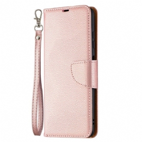 Lederhüllen Für Poco X3 / X3 Pro / X3 NFC Flip Case Lychee Rabat Oblique