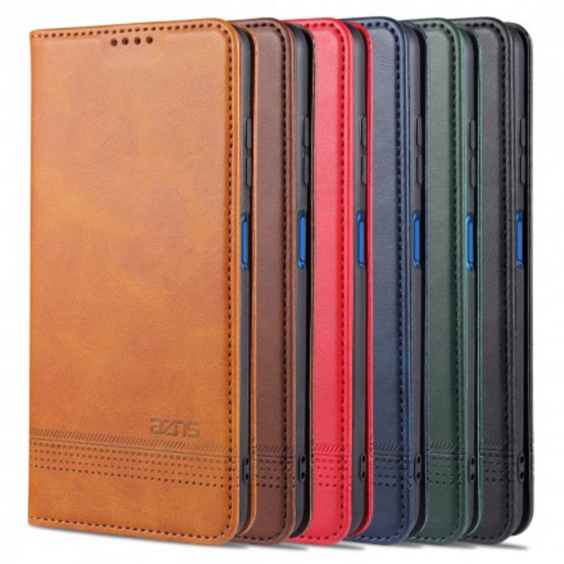 Schutzhülle Für Poco X3 / X3 Pro / X3 NFC Flip Case Azns Leder-styling