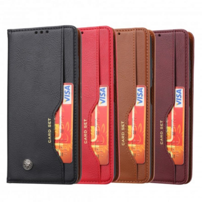 Schutzhülle Für Poco X3 / X3 Pro / X3 NFC Flip Case Kartenhalter Aus Kunstleder