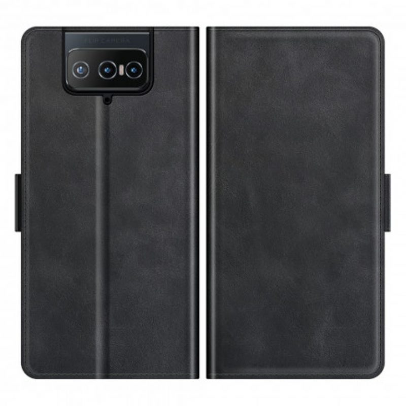 Flip Case Für Asus Zenfone 8 Flip Flip Case Klassische Doppelklappe