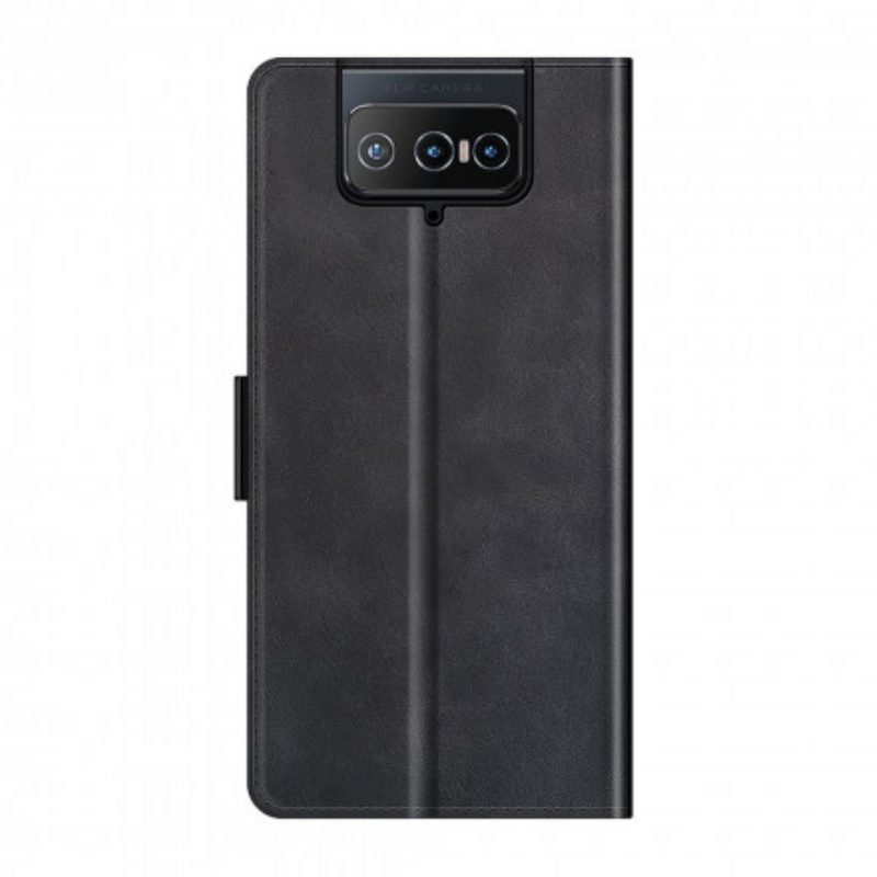 Flip Case Für Asus Zenfone 8 Flip Flip Case Klassische Doppelklappe