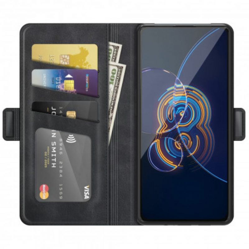 Flip Case Für Asus Zenfone 8 Flip Flip Case Klassische Doppelklappe