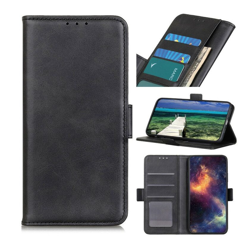 Lederhüllen Für Asus Zenfone 8 Flip Flip Case Doppelte Klappe