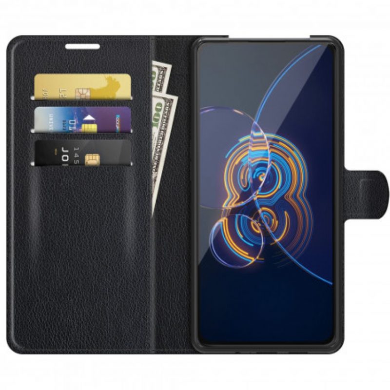 Lederhüllen Für Asus Zenfone 8 Flip Flip Case Klassisches Kunstleder