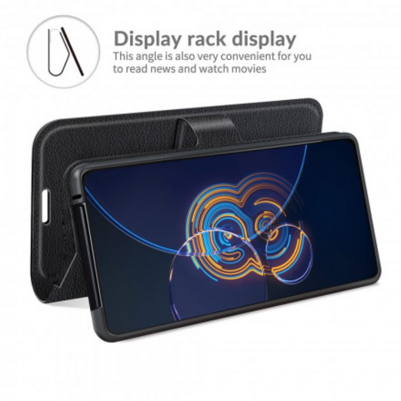 Lederhüllen Für Asus Zenfone 8 Flip Flip Case Klassisches Kunstleder