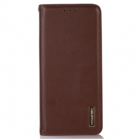 Flip Case Poco C65 Khazneh-leder