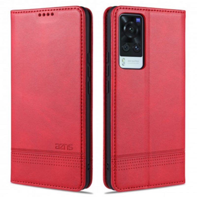 Schutzhülle Für Vivo X60 Pro Flip Case Azns Leder-styling