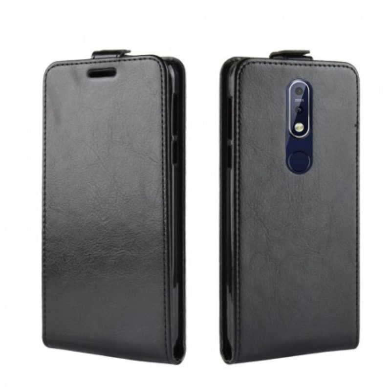 Flip Case Für Nokia 7.1 Flip Case Faltendes Retro