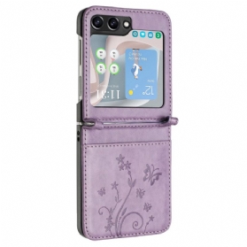 Hülle Samsung Galaxy Z Flip 6 Handyhülle Schmetterlinge Und Blumen